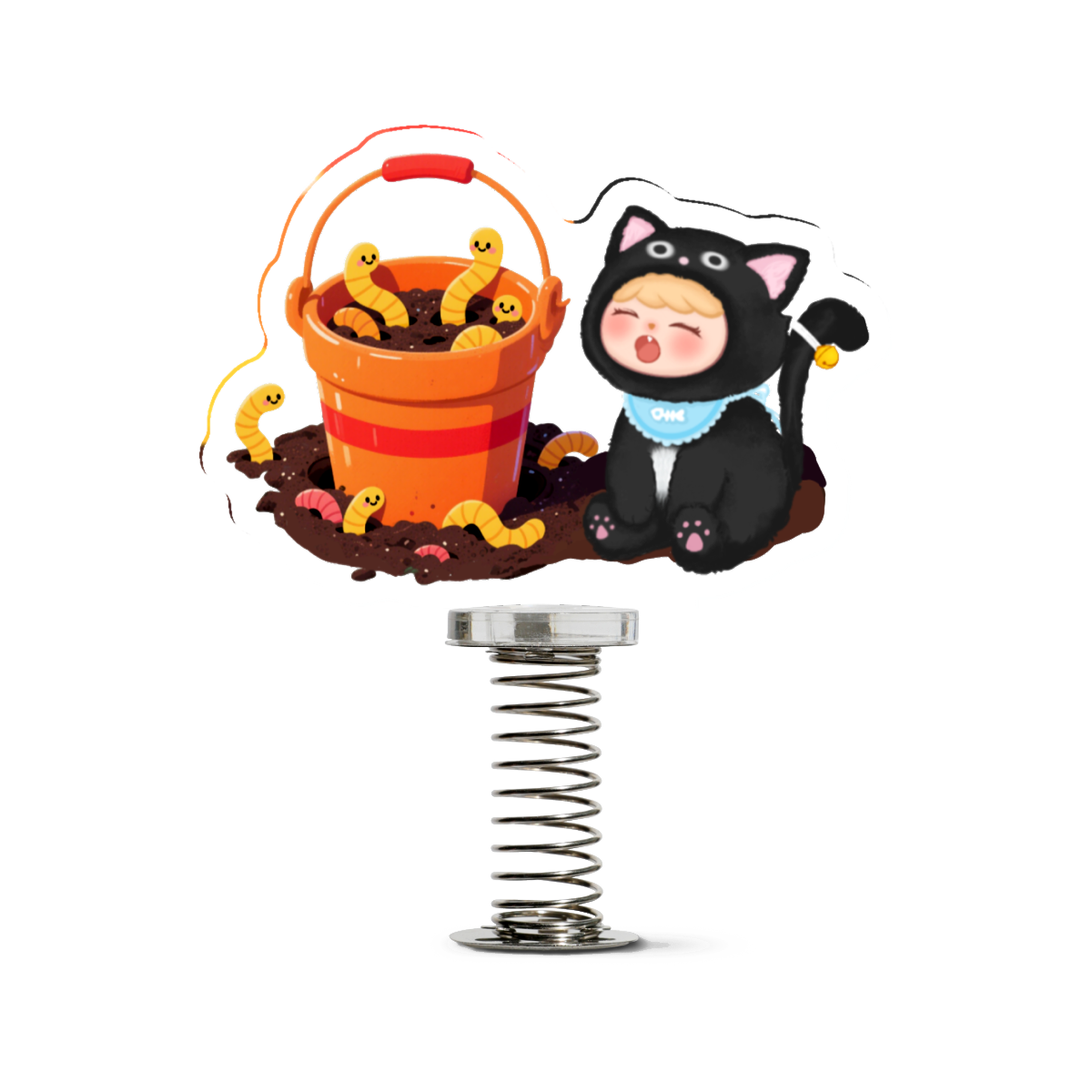 Yeypee’s Fish Bait Acrylic Spring Stand